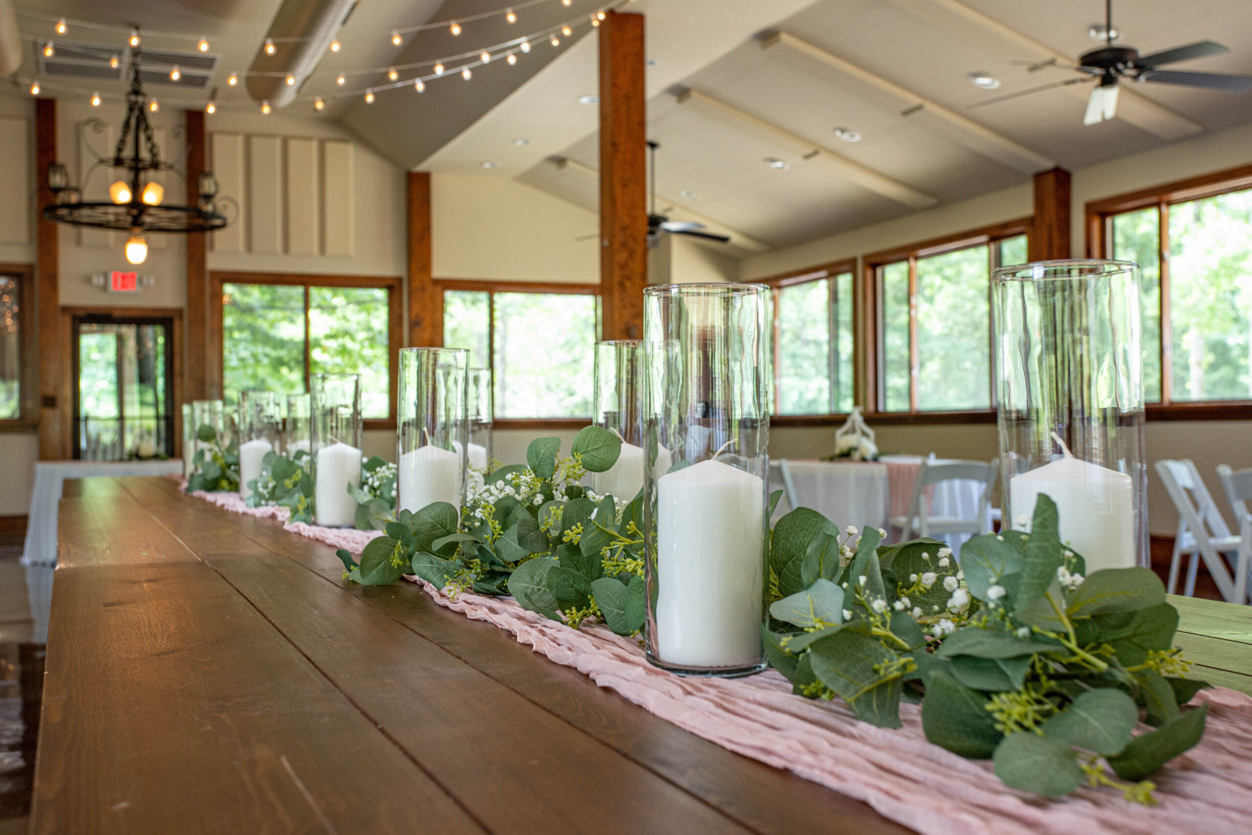 Reception table arrangement